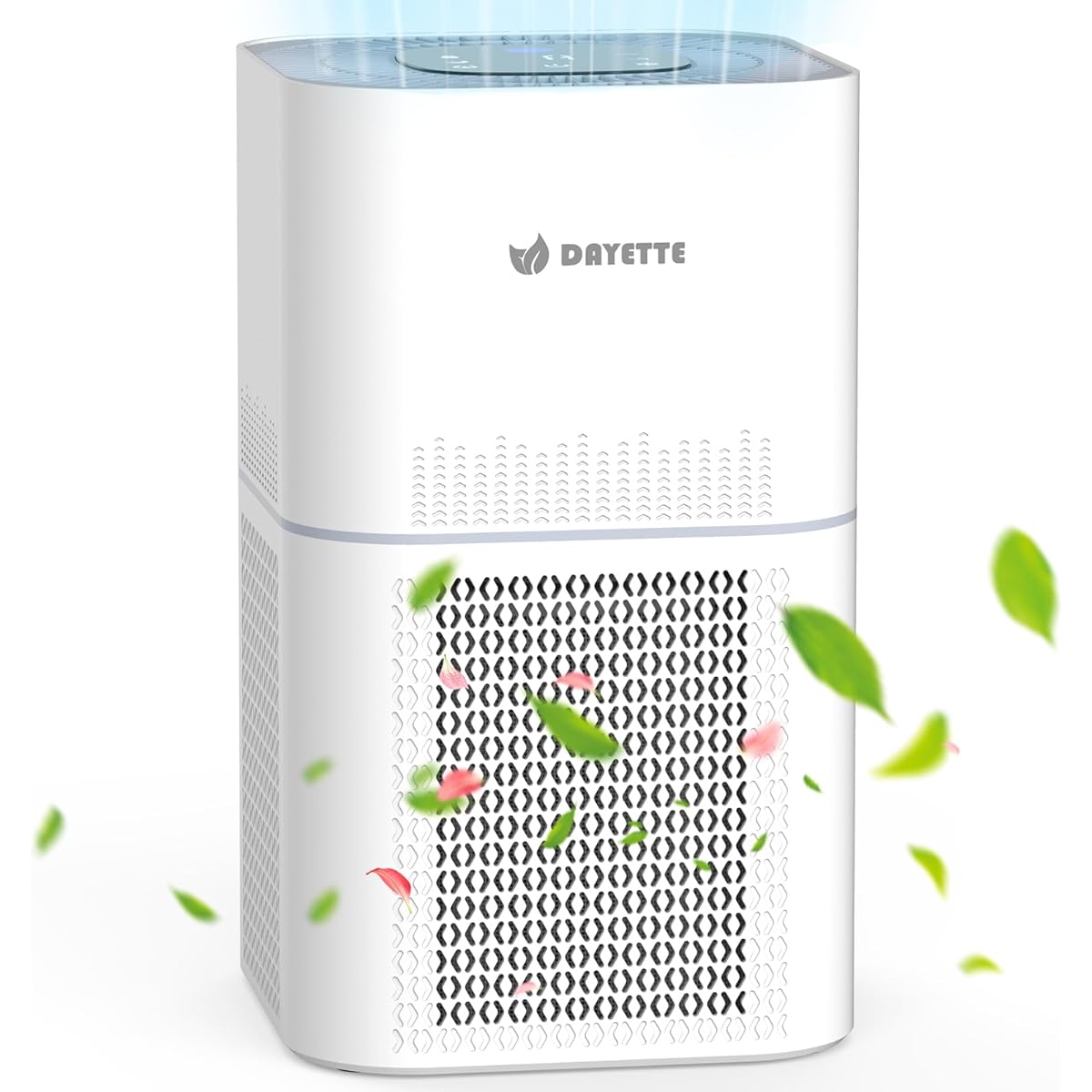 Air Purifier, PM2.5 Automatic Detection, 4 Levels Air Flow Adjustment, CADR 300 m³/h (Sleep Mode & Auto Mode), HEPA Filter, Aroma Compatible, Deodorizing, Disinfectant, Dust, Pollen Collector, Dust