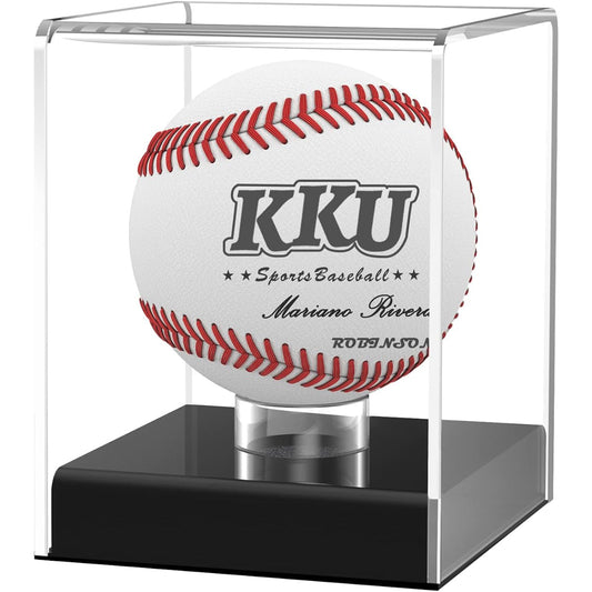 KKU Baseball Display Case Baseball Holder for Ball Display Cube Box UV Protection Acrylic Baseball Storage Official Size Box Memorabilia Display Case for Baseball