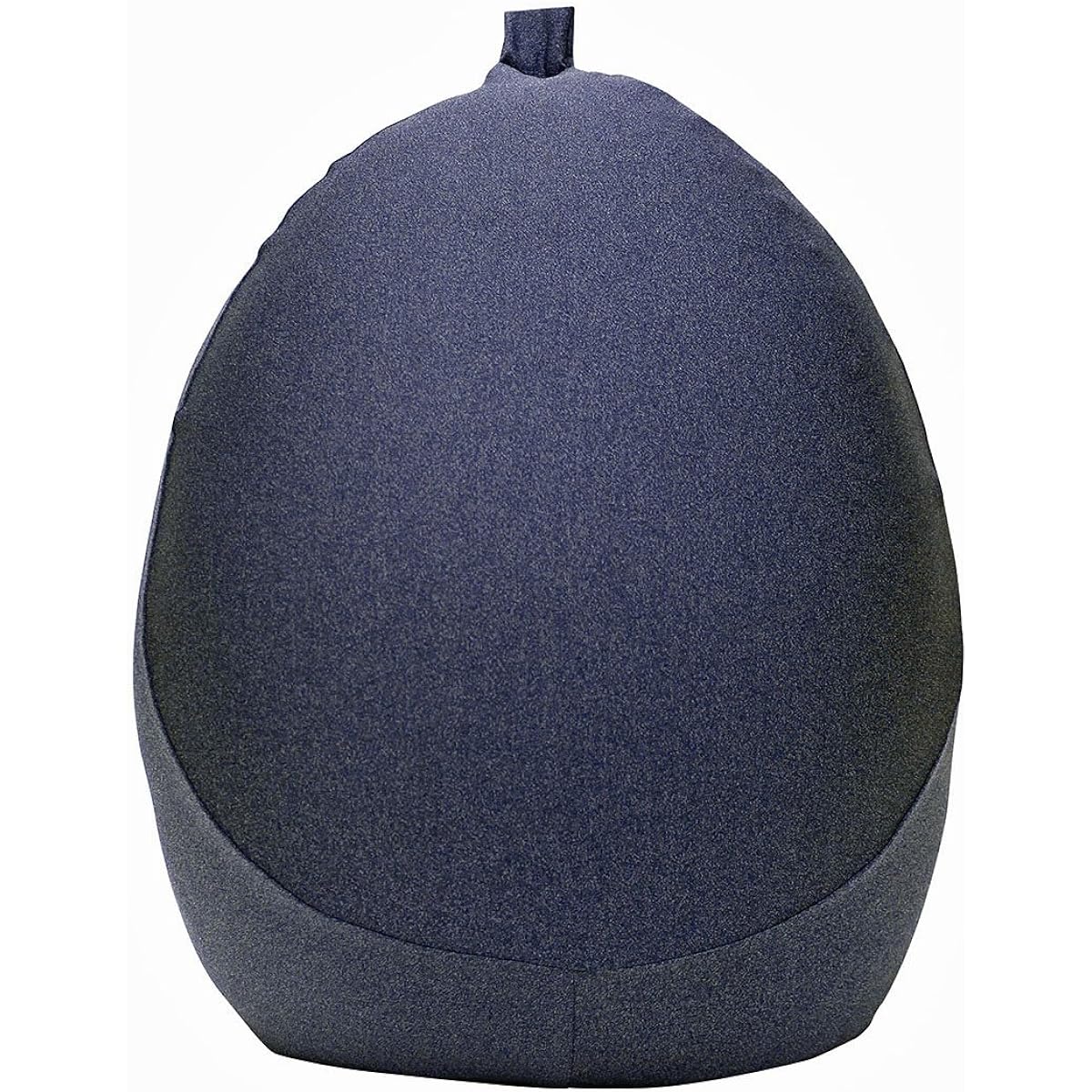 MOGU Bead Cushion Navy Premium Fitted Chair with Cover (Total Length Approx. 55cm)