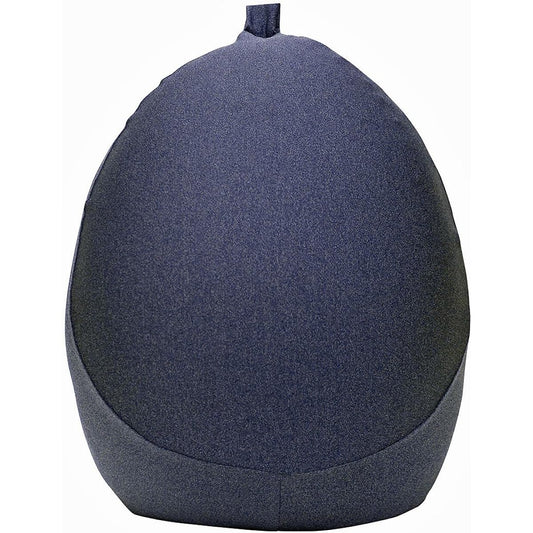 MOGU Bead Cushion Navy Premium Fitted Chair with Cover (Total Length Approx. 55cm)