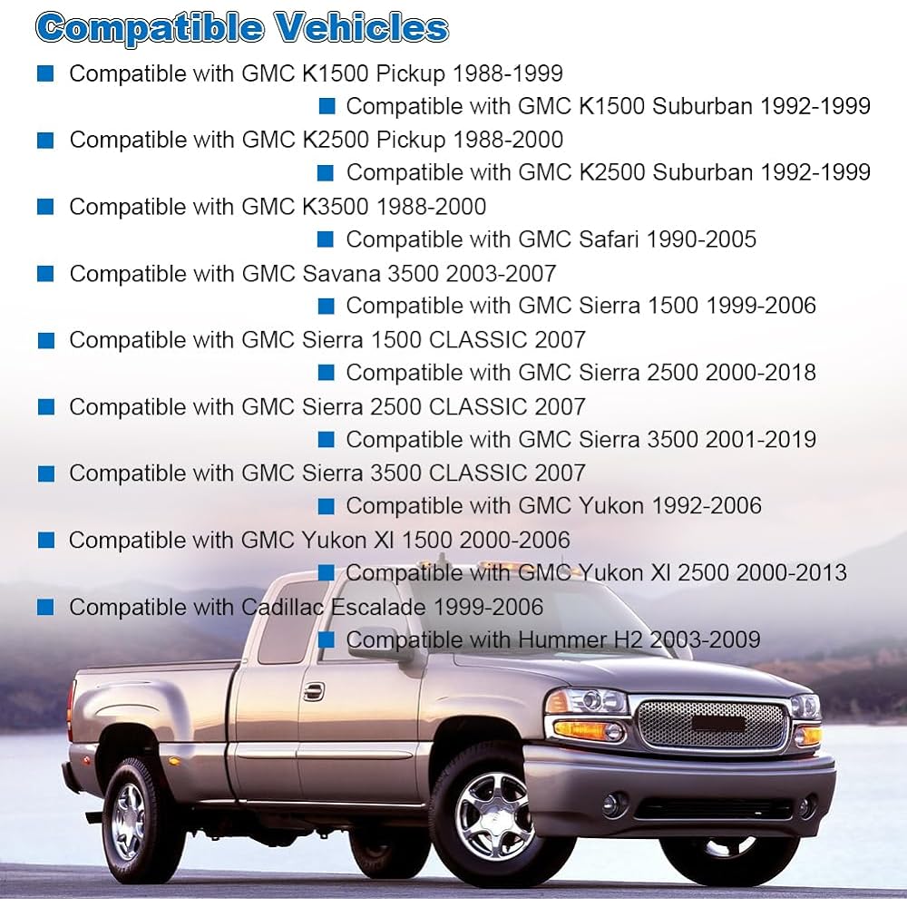 Vanjing Front Swaber Endink Front Suspension Kit 2 Set 1988-2019 Chevrolet Sylvalard 1500/2500 Avarante Cadillac GMC Sierra Hammar K80631 Sway Bar Links replacement