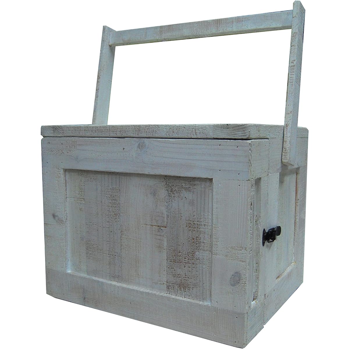 Kodama original wooden cooler box for table use 14L white, wild cooler box, attention-grabbing outdoors, handmade