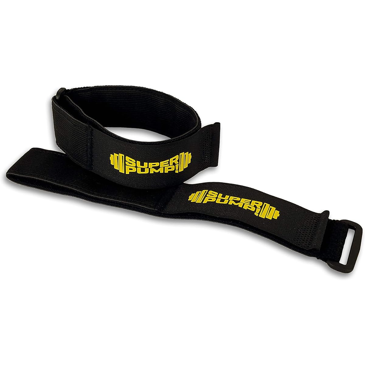 SUPERPUMP BFR Band Simple + Effective Quick Release Strap for Blood Flow Restriction Training and Cutlet Style Workout Arms