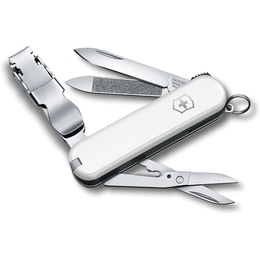 VICTORINOX Nail Clip 580 Nail Clipper, Nail Clipper, Nail Cleaner Included, Nail File Equipped, 8 Functions, Disaster Prevention Goods, First Aid, Stainless Steel, Rust Resistant, Compact, Gift Present [Domestic Genuine Product]