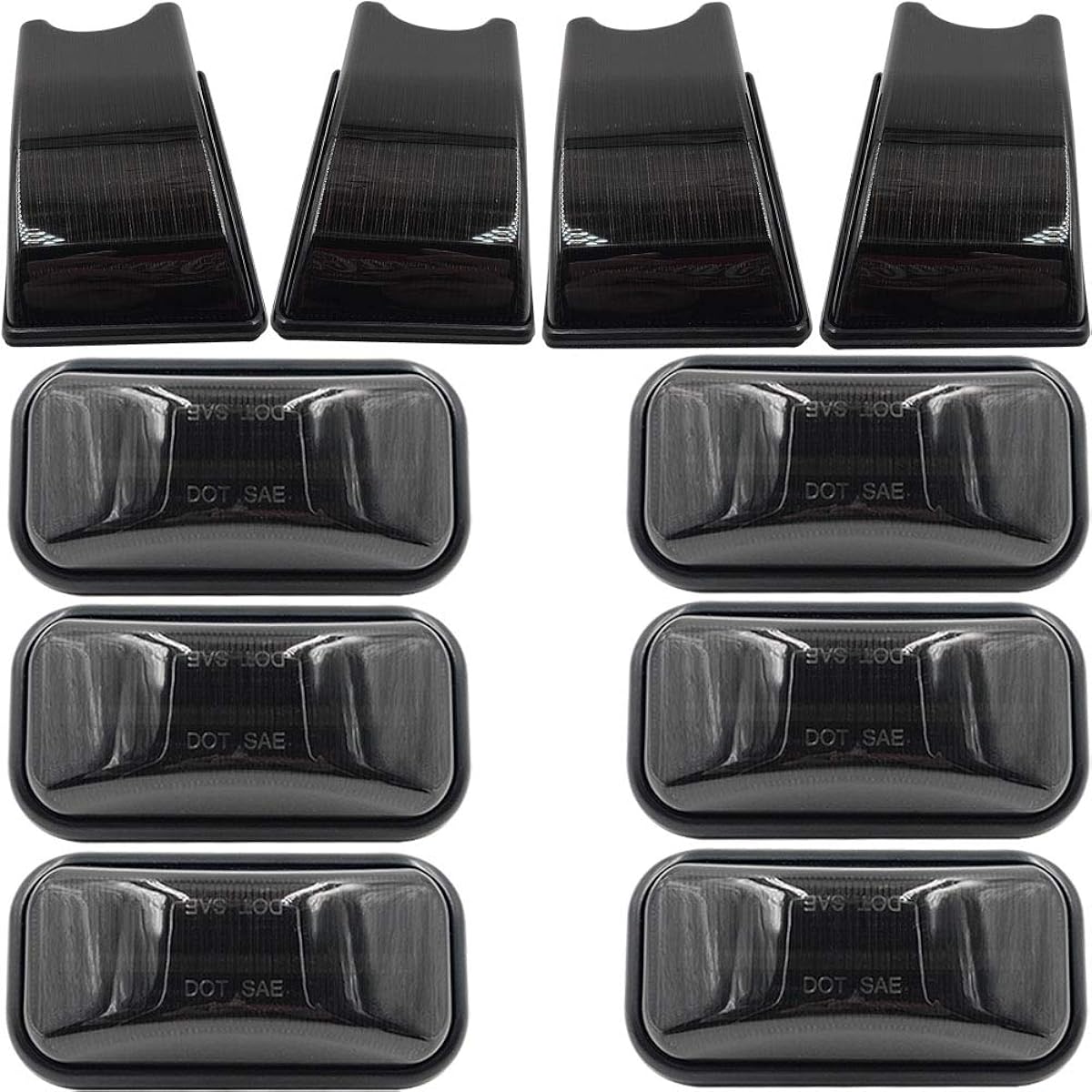 Hummer H2 Top Roof Marker Smoke Lens 10 pieces