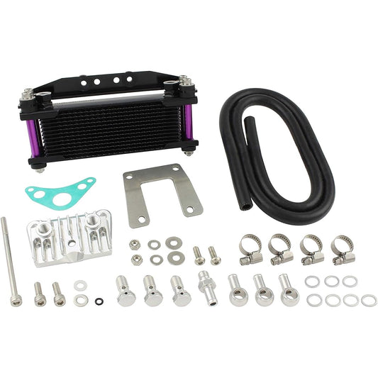 SHFIT UP Oil Cooler Kit Cylinder Bottom Mounting Type MONKEY/Gorilla Black Core/Blueberry Pipe 205247-65