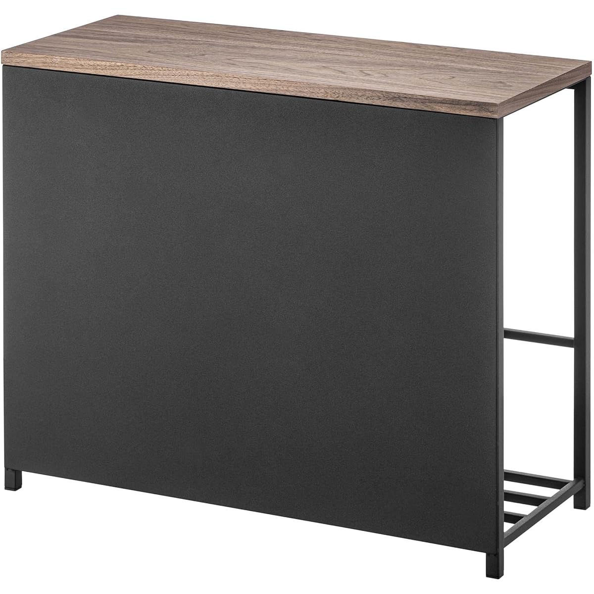 Yamazaki Jitsugyo Entrance Bench with Storage Black Approx. W60XD25XH45cm Tower Entrance Rack Storage 5671