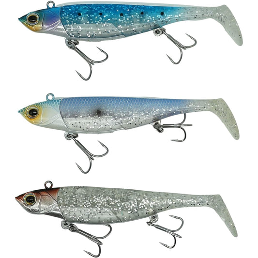 EWE Twister Fish Top Grade BKK Hook Equipped with 15g 25g Jig Head Integrated VJ Vibration Shad