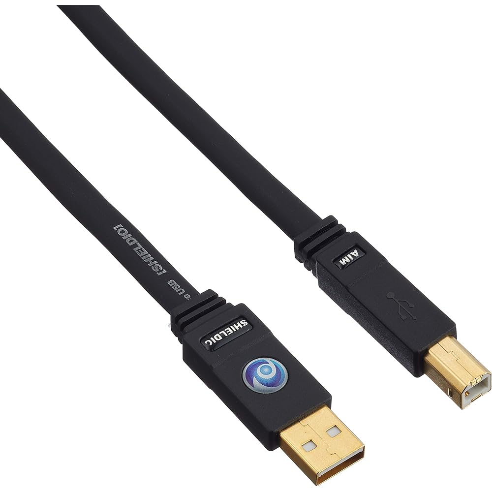 Aim Electronics SHIELDIO Series Audio USB Cable 1m UAC-F010