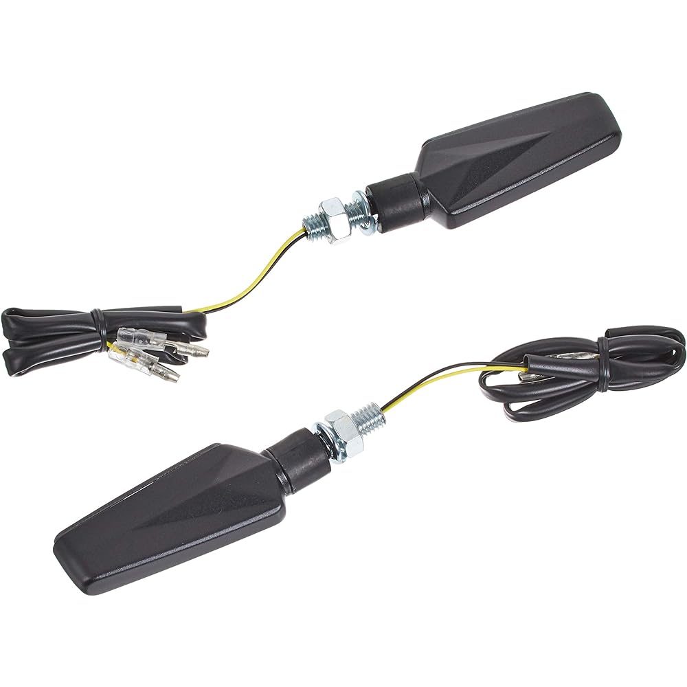 Kijima Motorcycle Turn Signal LED Turn Signal Lamp TRX Type Sequential Black Body/Smoke Lens 219-5178