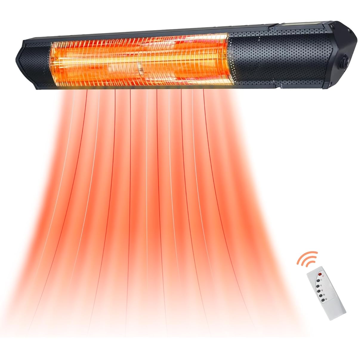 Halogen Heater, Carbon Heater, Electric Stove, PSE Certified, 1 Second Heating, Infrared Carbon Fiber Heater, Heating Equipment, Energy Saving, 500/1000W/1500W, 3 Temperature Adjustable, Fall