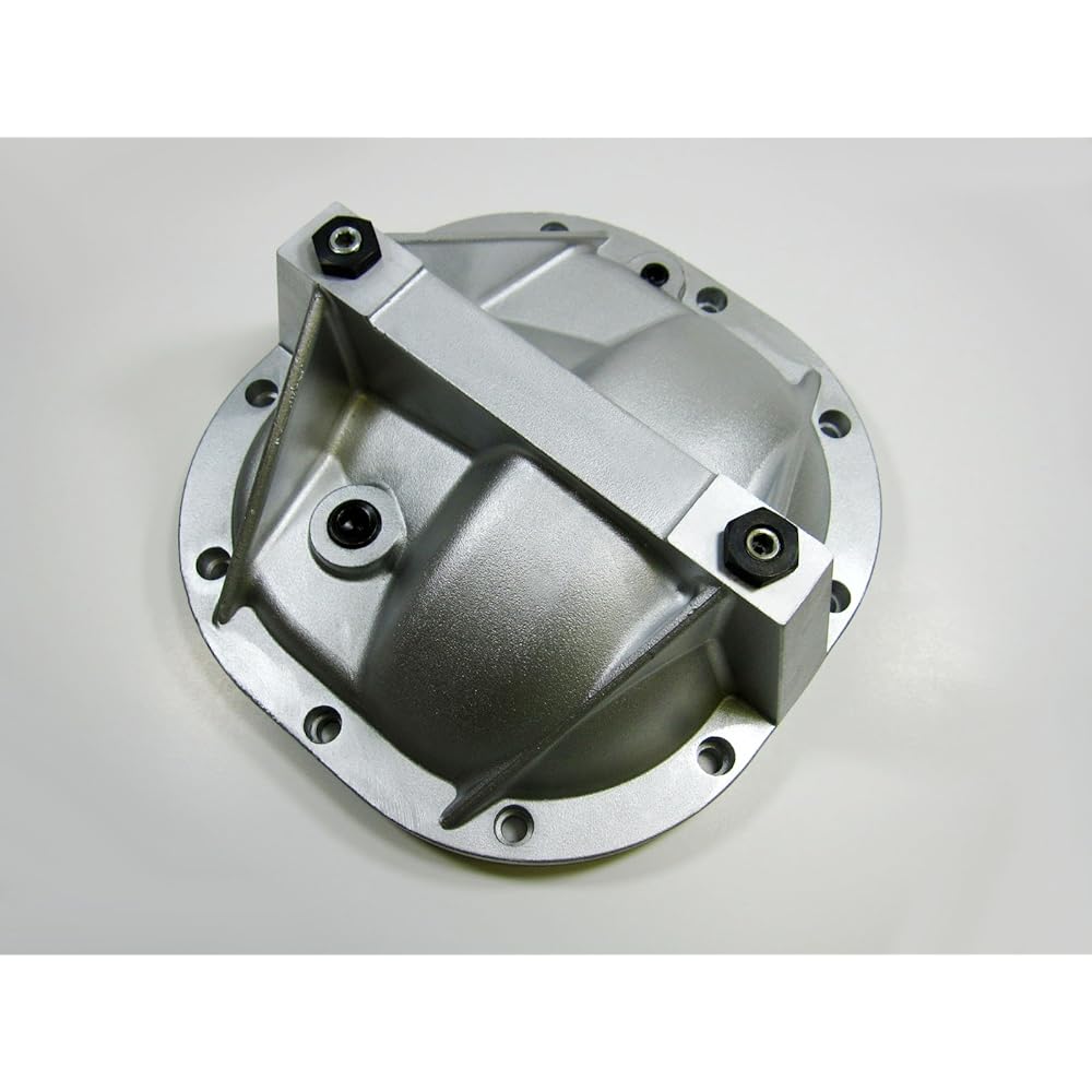 8.8 Aluminum Differible Cover Rear End Girdle System Ford Mustang Premium Premium quality -Silver finish