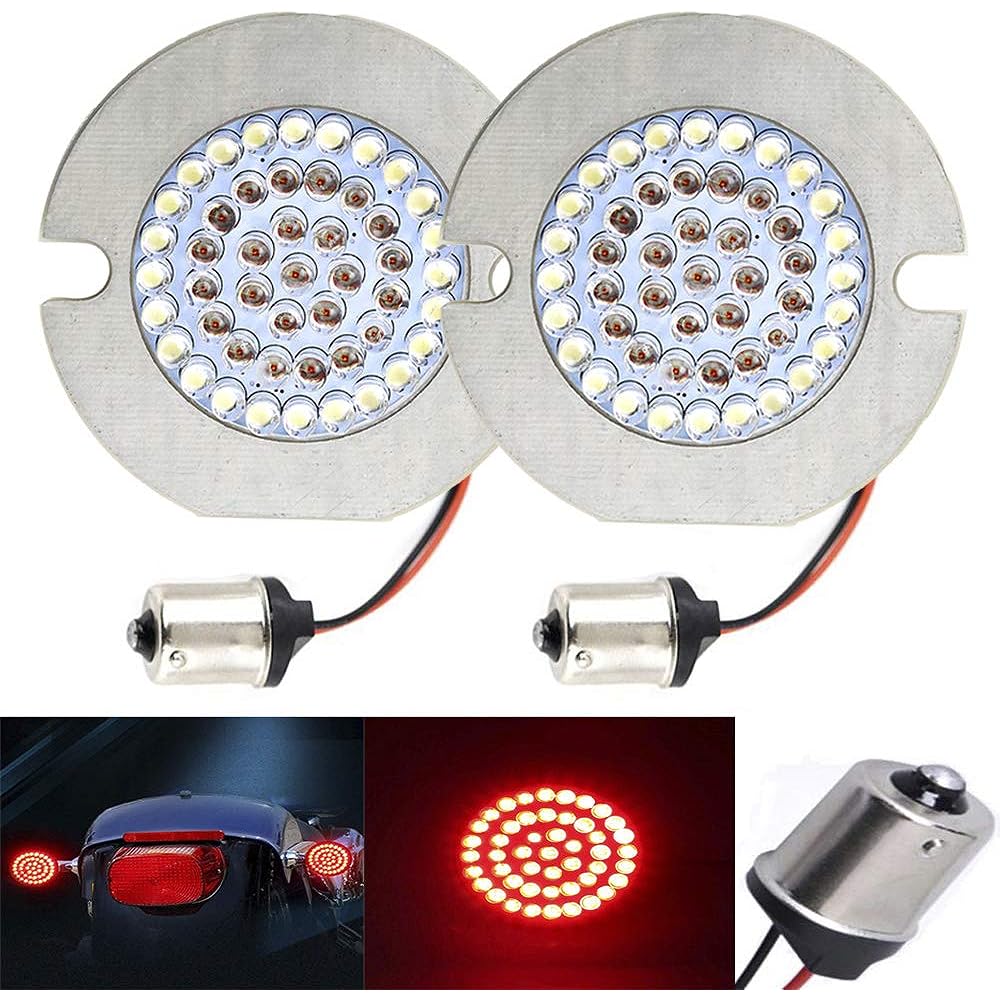 3 1/4" LED Turn Signal Flat Style Rear 1157 LED Turn Signal Kit for Harley-Davidson