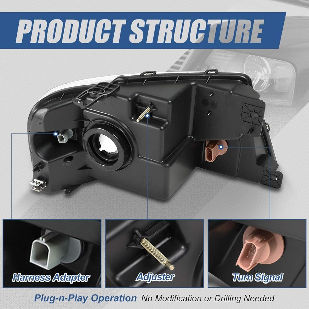 HL-OH-F1504-VR OE STYLE Black AD-HL-OH-F1504-BK-Am