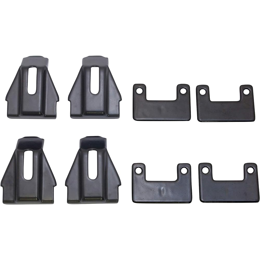 Terzo (by PIAA) Base carrier mounting holder set for each vehicle type, 4 pieces, direct roof rail type, black for aero bars [Mazda CX-5 CX-8 Mercedes-Benz GLA class, etc.] SR1 SR1