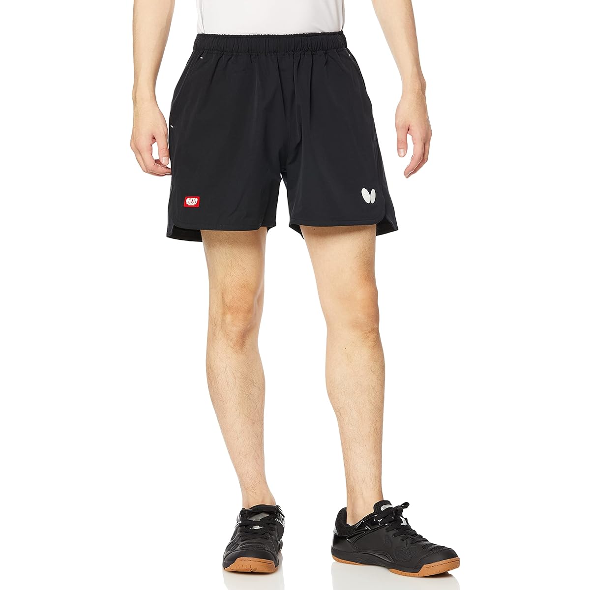[Butterfly] Table Tennis Unisex Training Wear Elenado Pants Black