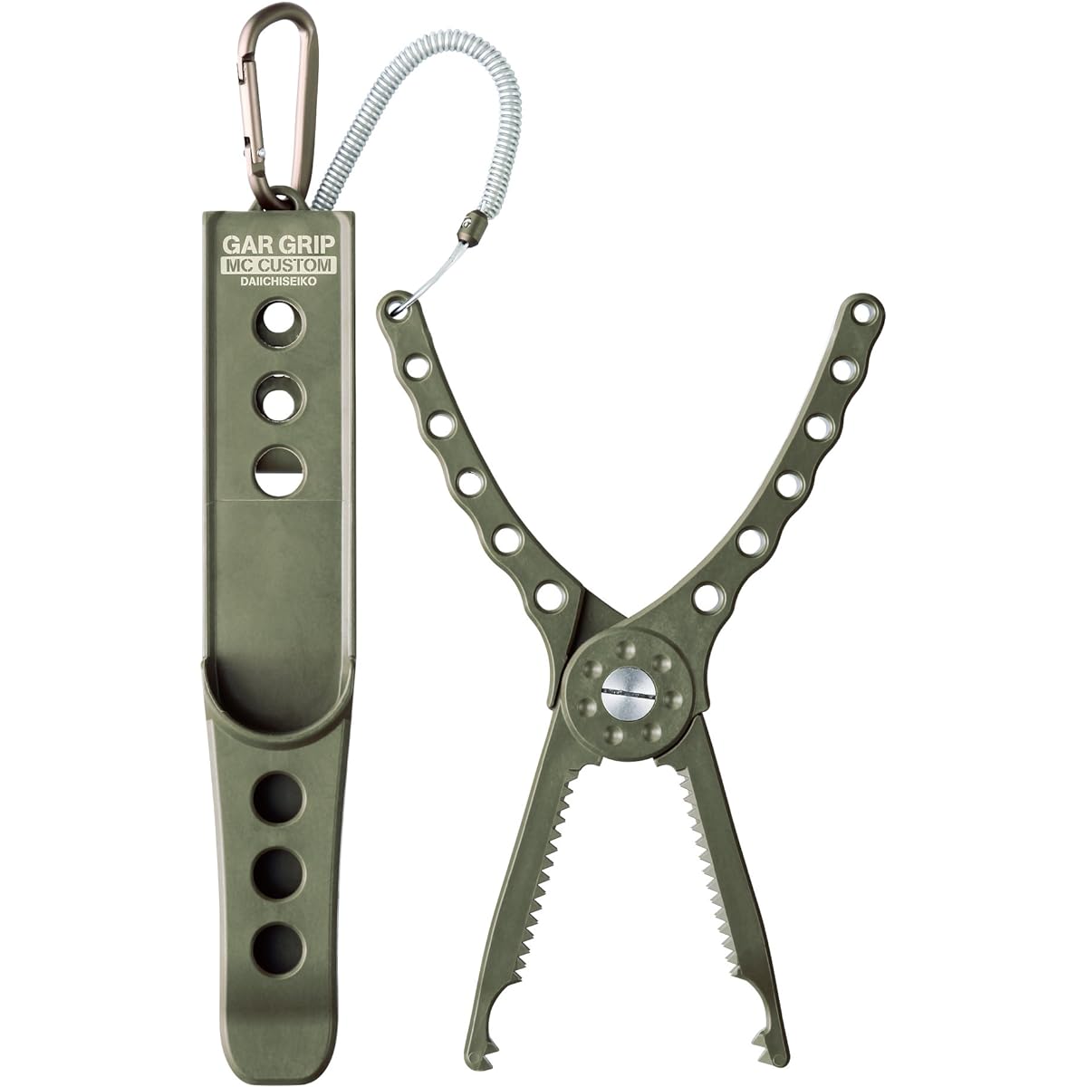 Daiichi Seiko Fish Grip Gar Grip MC Custom Black Fish Clip Fishing Pliers Fishing Grip Fishing