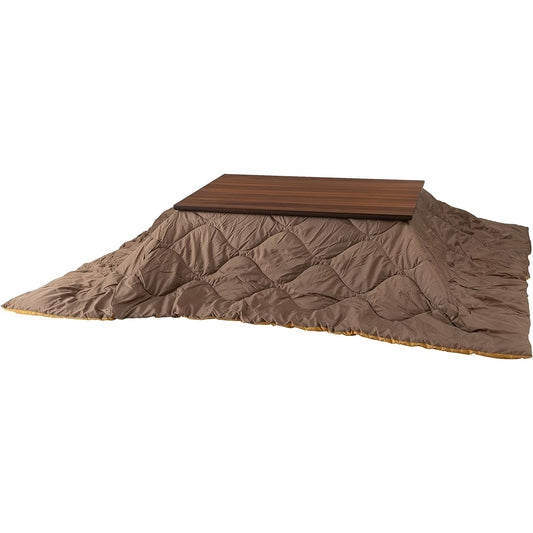 AZUMAYA Thin Kotatsu Futon Rectangular Z Type 190 x 230 Cold Protection Simple Stylish Storage Bag Included SGS-168Z