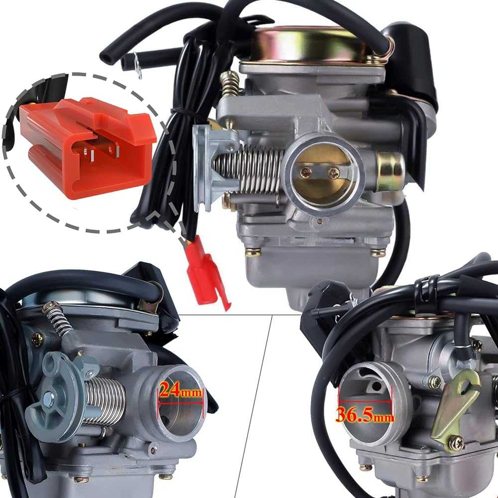 GLENPARTS Carburetor Eton Yukon 150 150cc ATV Quad 4 -wheeled car car carburetor