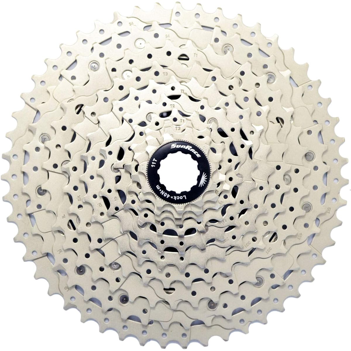 SunRace CSMS3 Wide Ratio Cassette 11-51T, 10 Speed, Silver, XTE2193