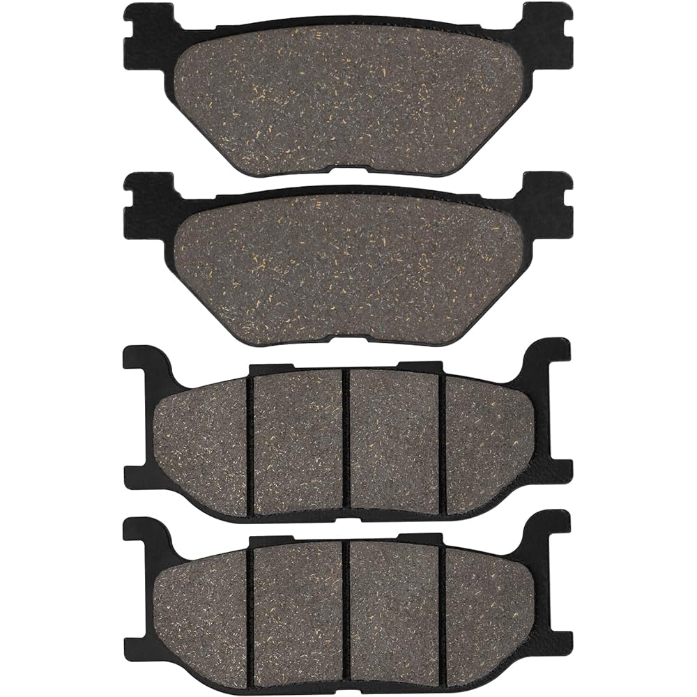 Cyleto Front and Rear Brake Pads for YAMAHA XVS950 V-Star 950 Tour 2009-2014 / XVS950A Midnight Star 2009-2013 / XVS950R XVS 950 Bolt 2014 2015 2016