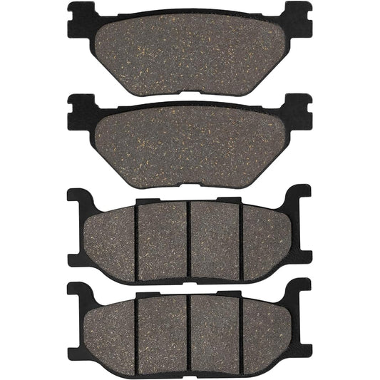 Cyleto Front and Rear Brake Pads for YAMAHA XVS950 V-Star 950 Tour 2009-2014 / XVS950A Midnight Star 2009-2013 / XVS950R XVS 950 Bolt 2014 2015 2016