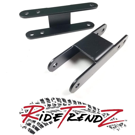 RTZ -Ford Explorer SUV Rear Adjustable 1-2 inch Lift Leveling Shackle Kit 4WD Black