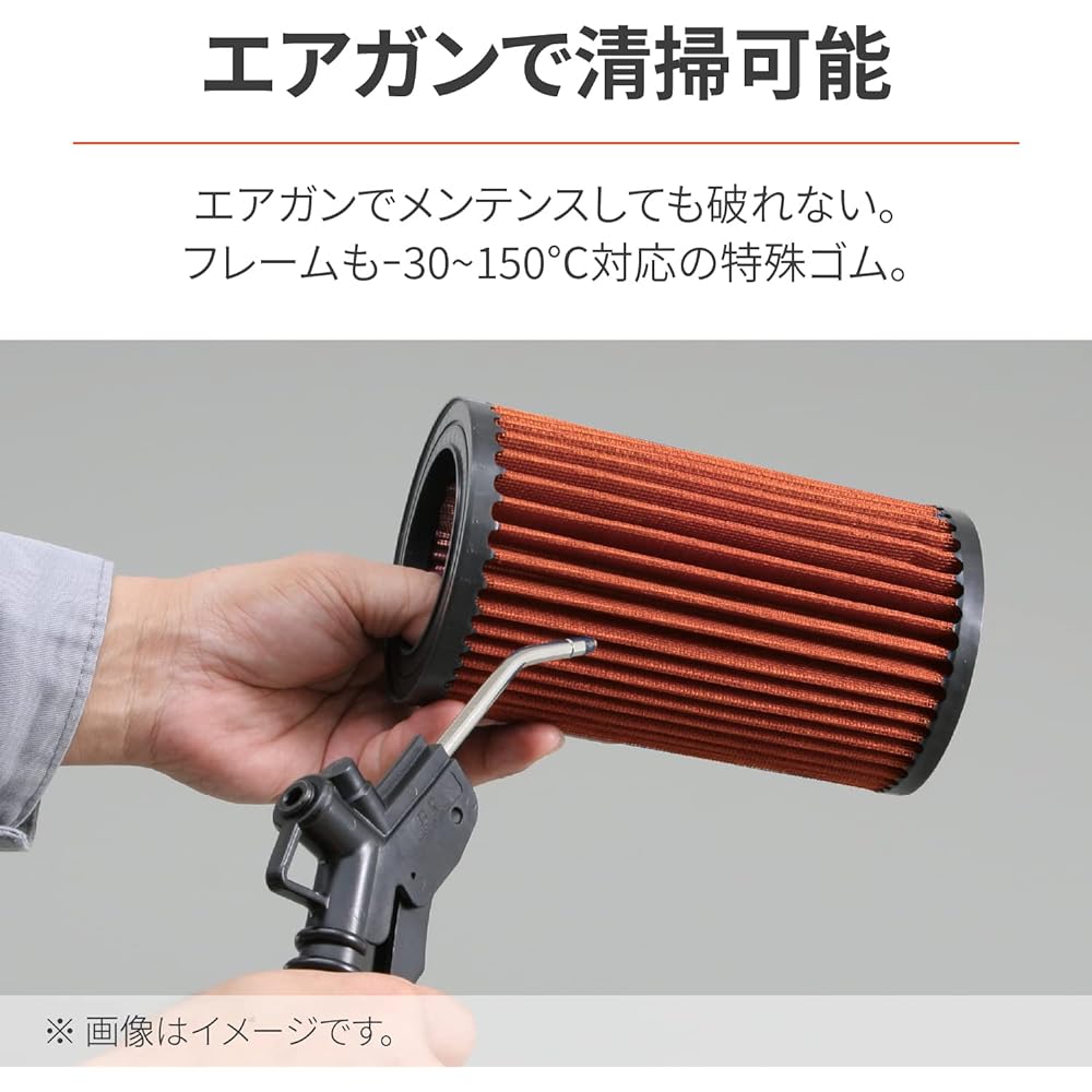 Daytona Motorcycle Air Cleaner for ZZR1400 (06-16) etc. 3 Layer Structure Filter Oil Coated Replacement Air Filter 75269