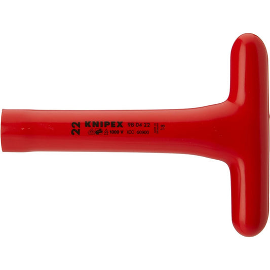 KNIPEX 9804-22 Insulated T-type wrench 1000V