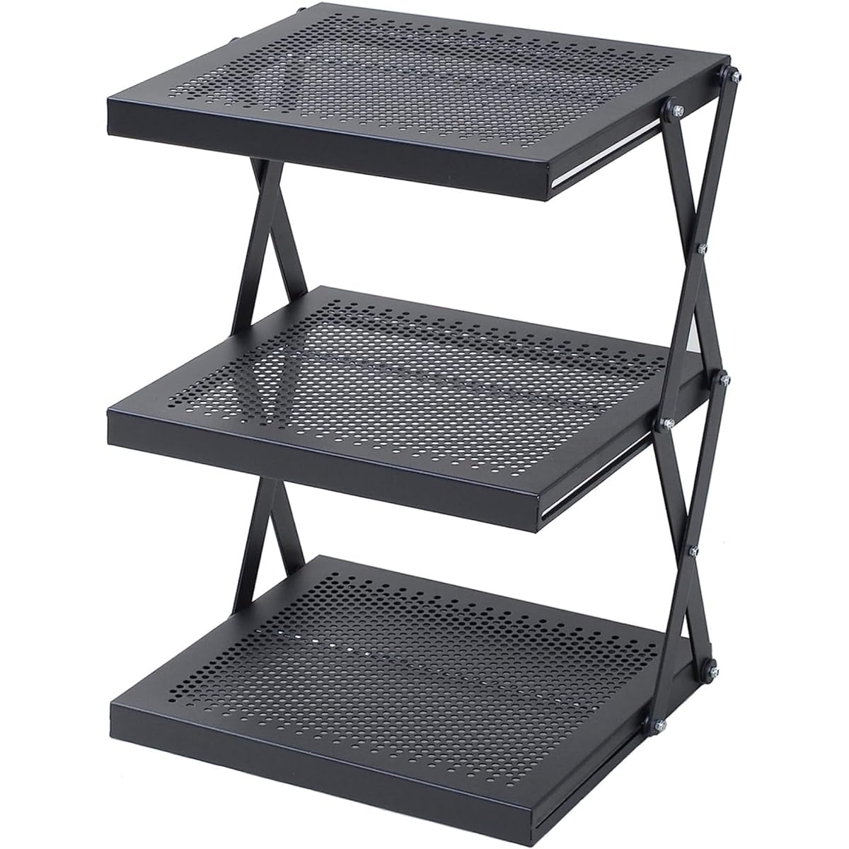 Onoe Seisakusho (ONOE) Foldable Folding Rack FR-3035 Keeps outdoor items neat and tidy Durable and heat resistant Can be used for barbecues, outdoor activities, etc. Foldable for compact storage Easy assembly Glossy finish Lantern Table accessory