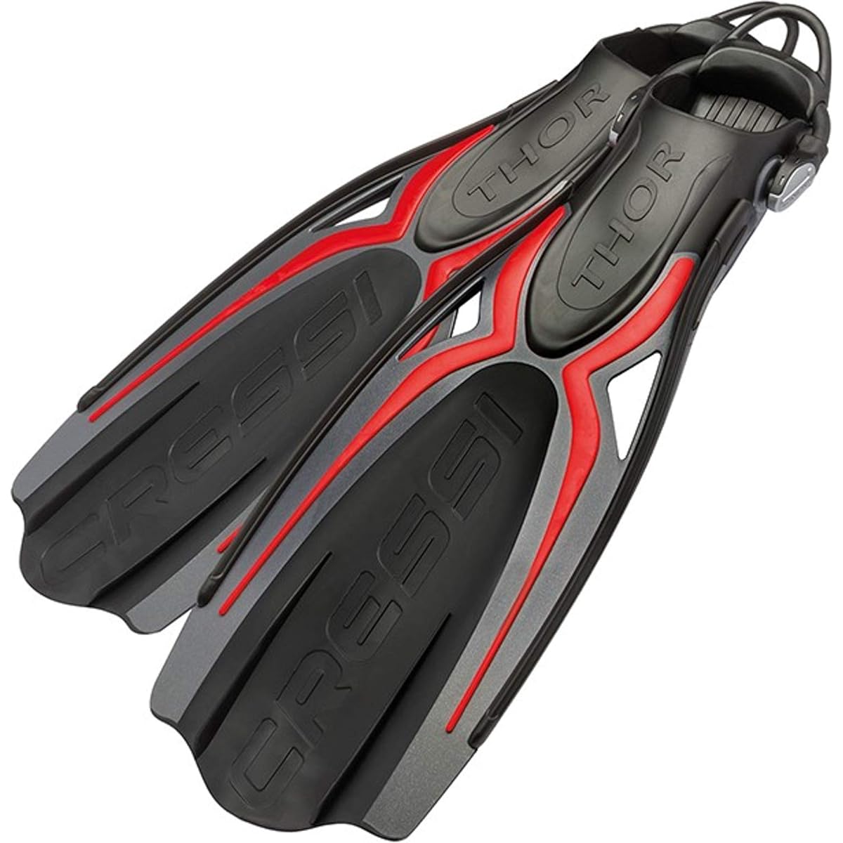 Cressi Scuba diving fins [THOR EBS] Open heel EBS strap specification 5 colors [Genuine product]