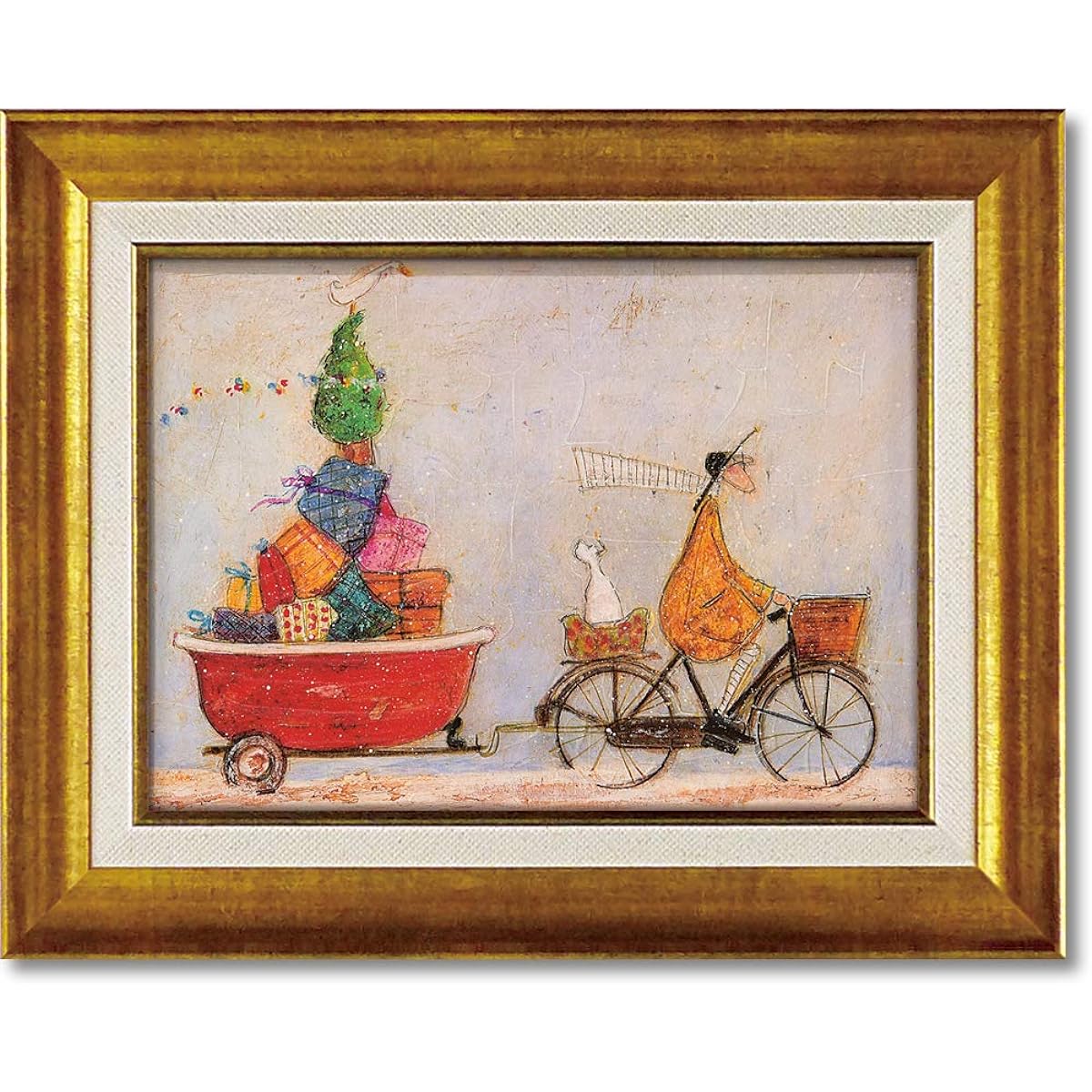 U-Power Art Frame Sam Toft "Bathtub Full of Energy" ST-05841 W39.5×H31.5cm