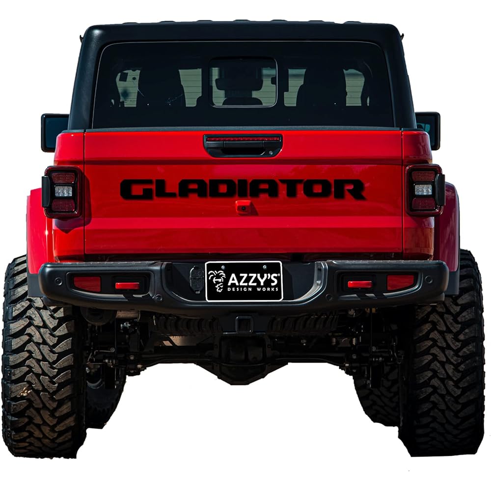 JEEP Gradiator Tail Gate Emblem Kit -Black (Mat)