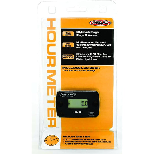 Hardline Products HR-8063-2 Hours Meter Black