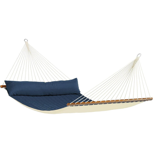 LA SIESTA King size hammock with bar ALABAMA navy blue