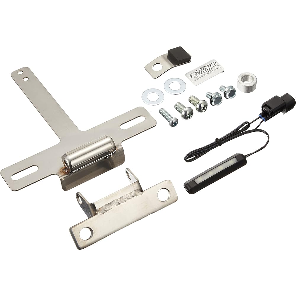 WirusWin Fender Eliminator Kit MONKEY125 MONKEY125 Type 1 Stainless Steel Buff Finish