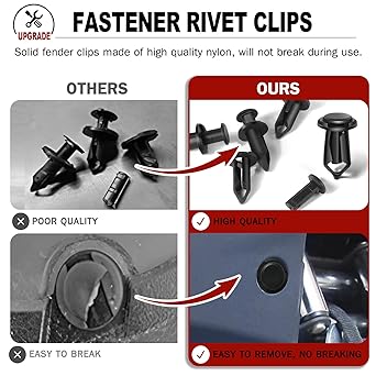 Moveland 200 UTV ATV Fender Push Clip Fastener Removal Nylon Body Livet Fastener Clip Polaris RANGER RZR CAN KAWASAKI TERYX HONDA SUZUKI SPORTSMAN