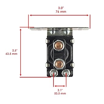 Caltric Starter Relay Solenoid ARCTIC CAT 0645-196 compatible
