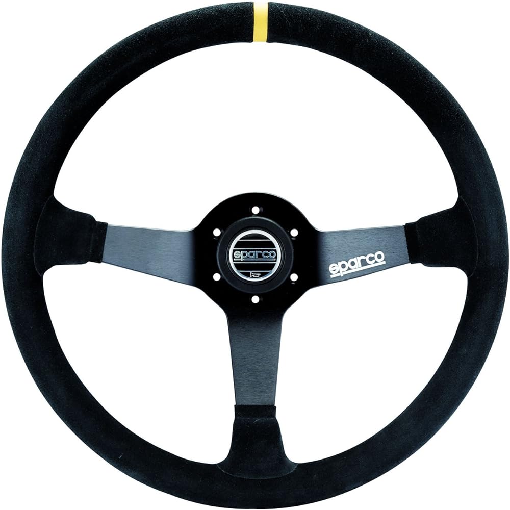 Sparco R345 SUEDE BLACK 13.8 inches (350 mm) / D63 015R345MSN