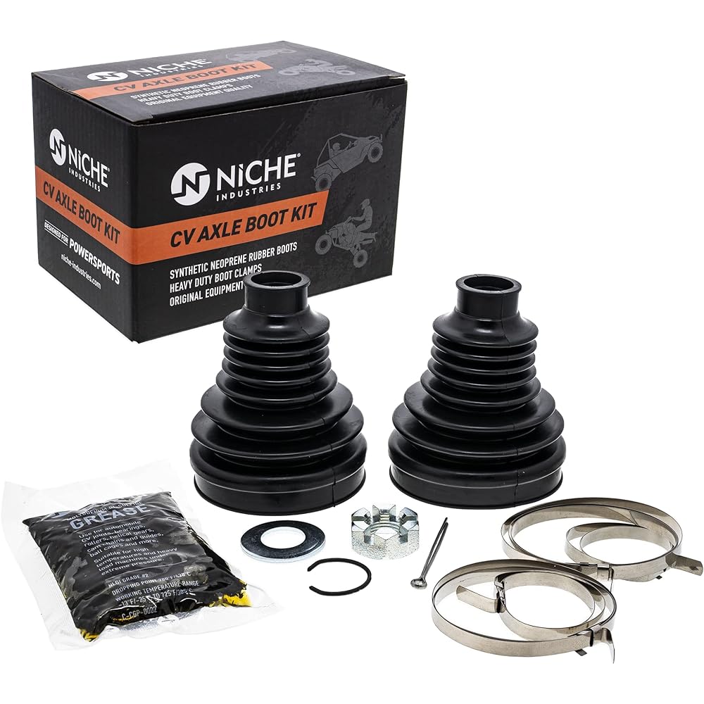 NICHE Rear CV axle boots kit Polaris 2203336 Sportsman 550 XP 850 ATV