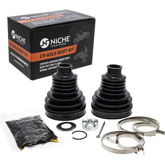NICHE Rear CV axle boots kit Polaris 2203336 Sportsman 550 XP 850 ATV