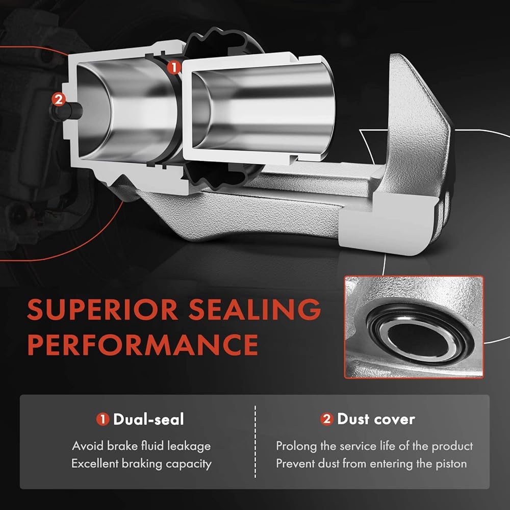 A -PREMIUM Disc Brake Caliper Ausembrack No Ford and Mercury Model -Explorer, Explorer Sports, Ranger, Mountenia 1995-2000 4.0L 5.0L -Rear left driver side side