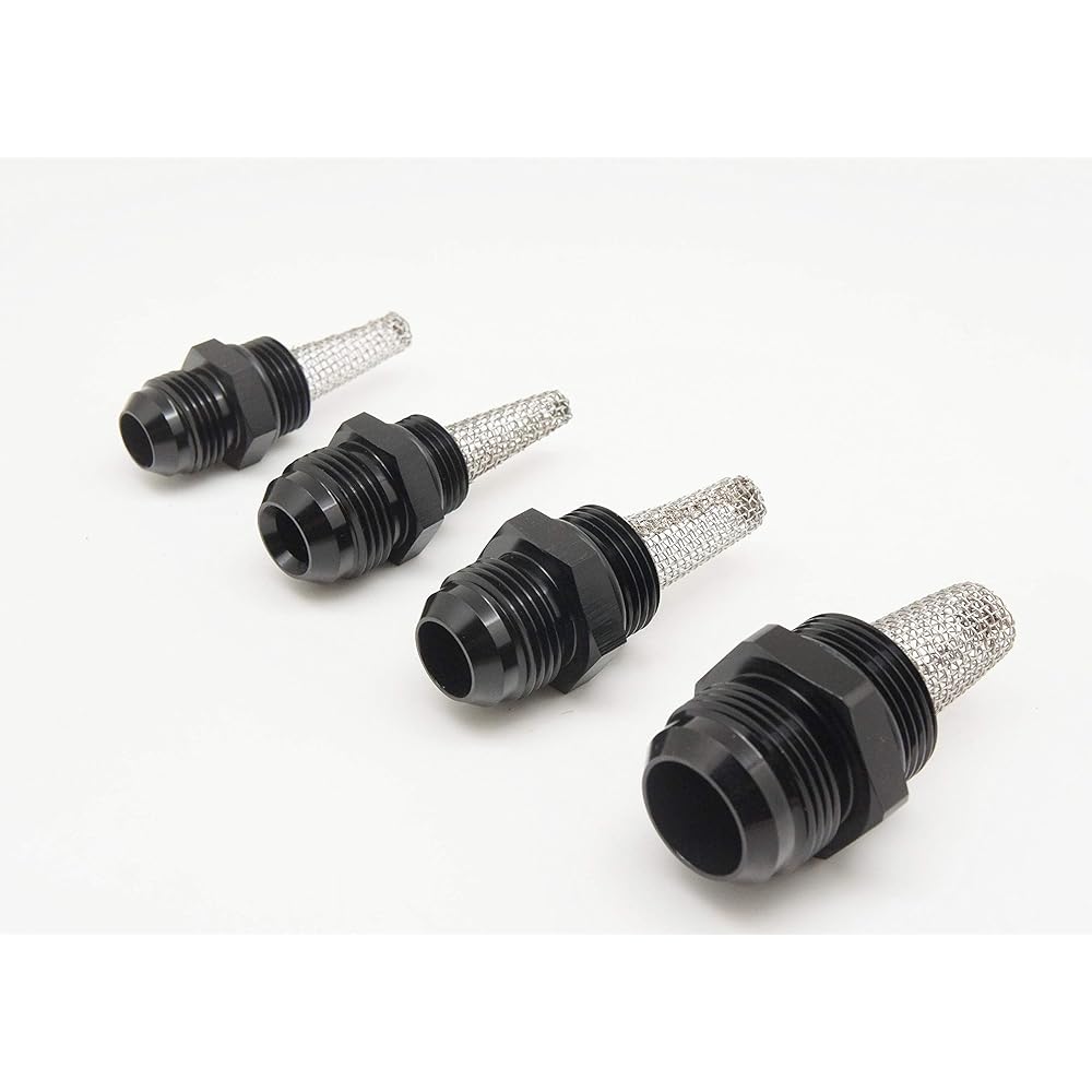 Autobahn88 Aluminum Scale Benzing Filter an12 Male → (AN12) 1-1/16 inch -12 Thread male O -ring port orb