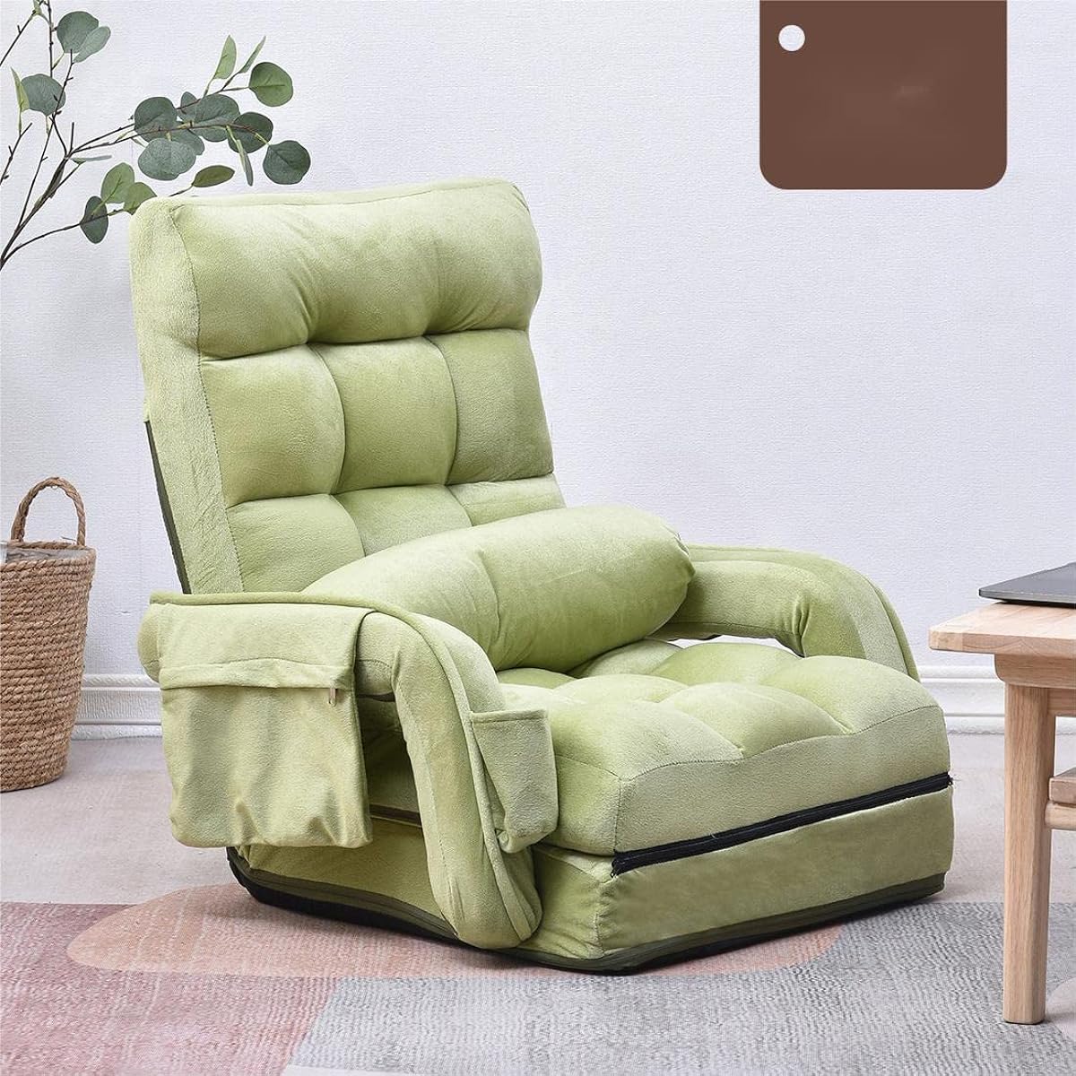 OSJ Recliner Recliner Chair with Arms Velvet Winter Chair Stylish Chair Chair Compact [Navy Blue]
