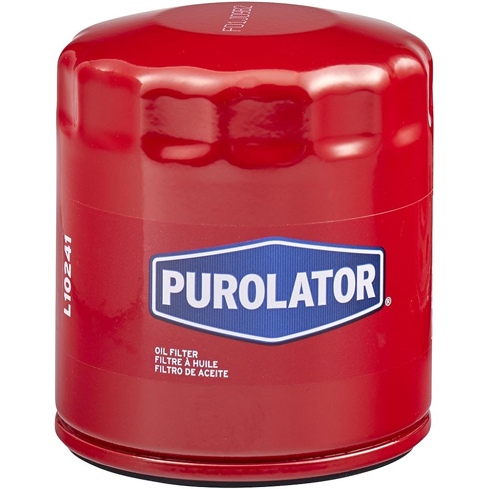 Purolator oil filter. Single Filter Red L10241