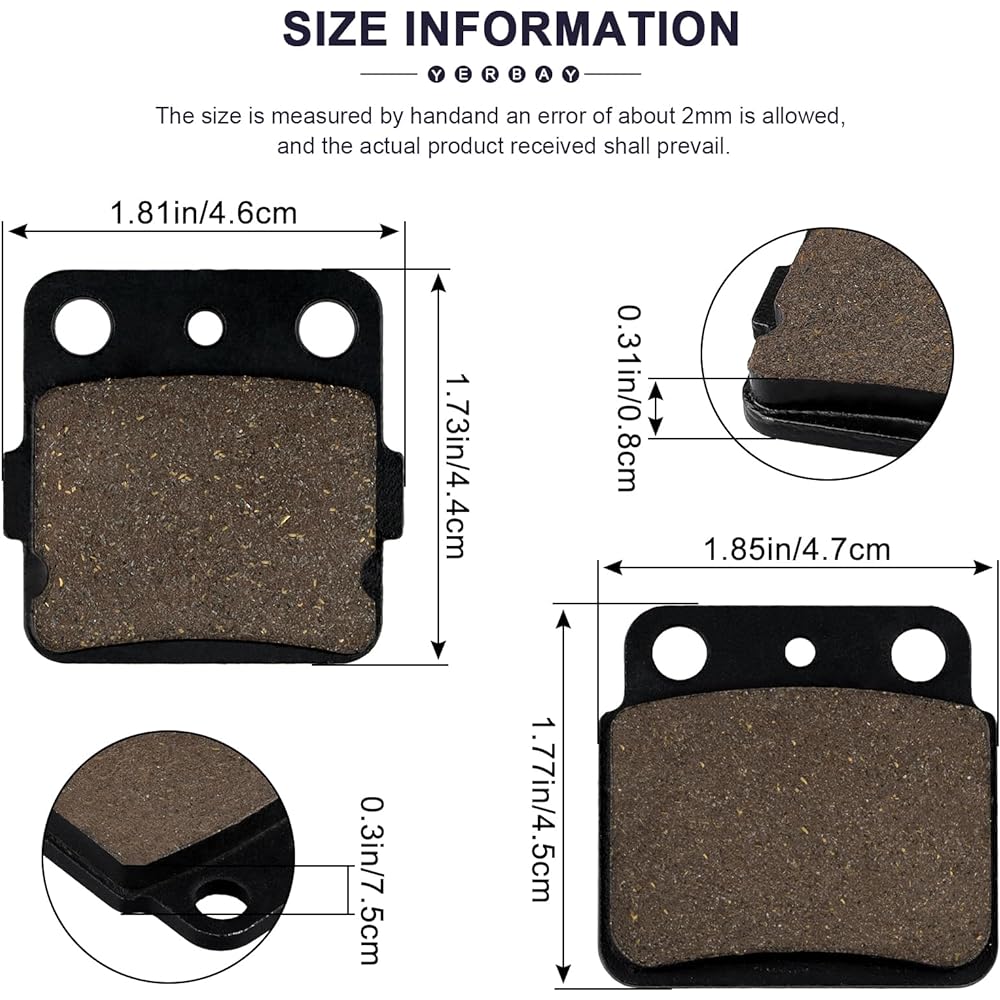 Yerbay Bike Sintered Metal Brake Pad SUZUKI LT-Z 400