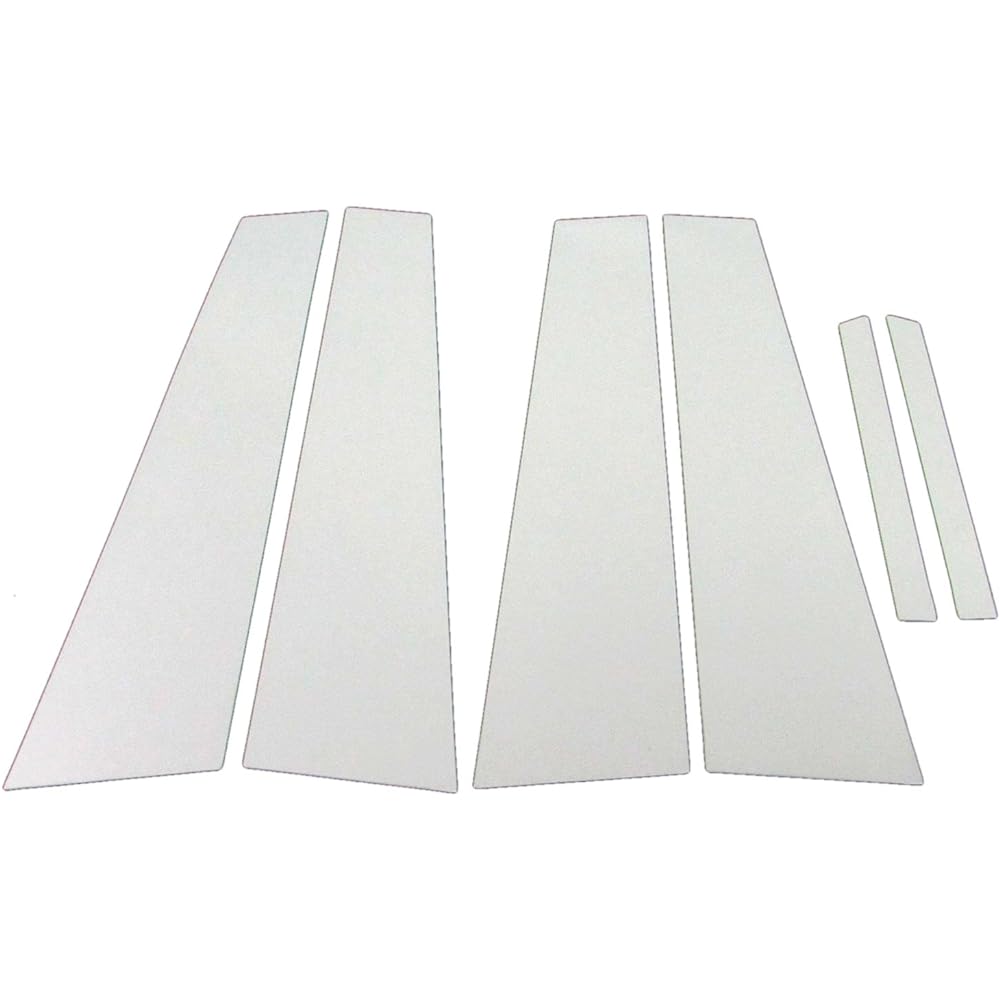 BRIGHTZ Crown 180 181 182 183 Super Mirror Stainless Steel Plated Pillar Panel No Visor 6PC [PIL-SIL-178] 18 GRS180 GRS181 GRS182 GRS183 GRS184 GRS 1139