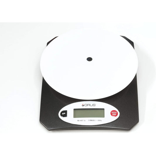 GRUS Cooking Scale Voice Cooking Scale 0 Display (Tare Subtraction) Function Automatic Power Off Function Digital Type GRS301J