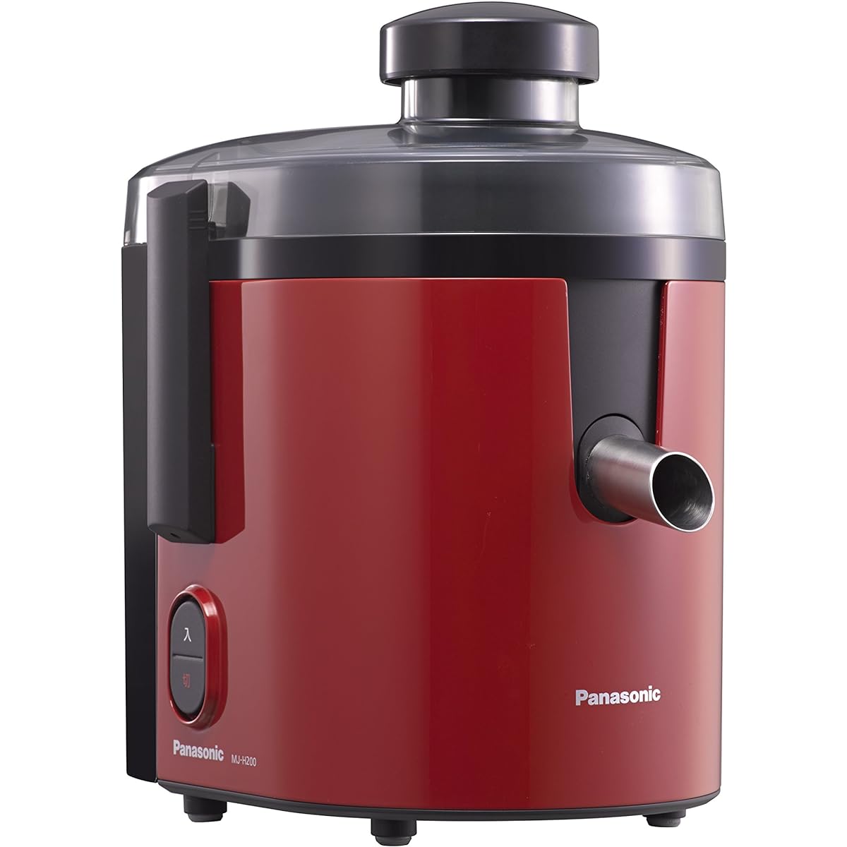 Panasonic juicer high speed with recipe book red MJ-H200-R