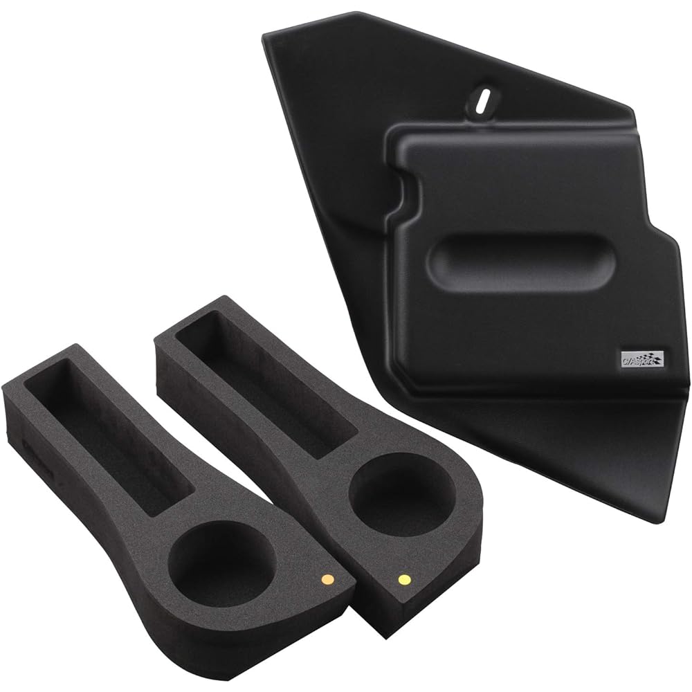 CASPORT Drink Holder & Booklet Holder Set VW Golf 7.5 Golf 7 CAVW060 (Black)